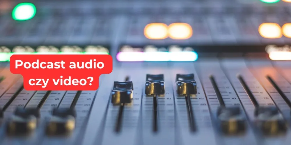 konsola do nagrań audio i video i do korekcji dźwięku